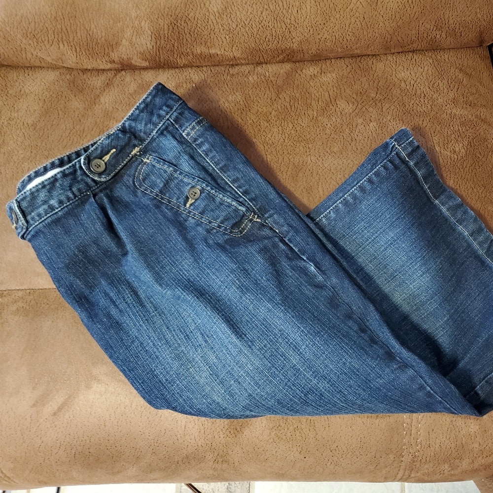 Jean Gaucho Pants